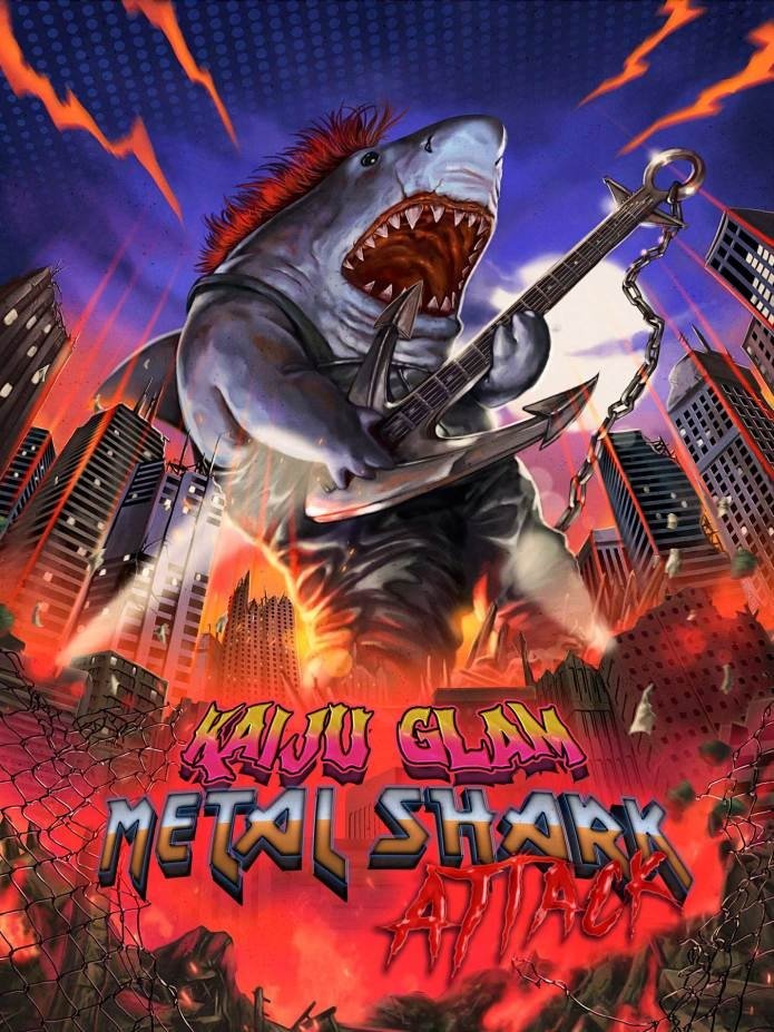 Kaiju Glam Metal Shark Attack (2024) poster - Allmovieland.com