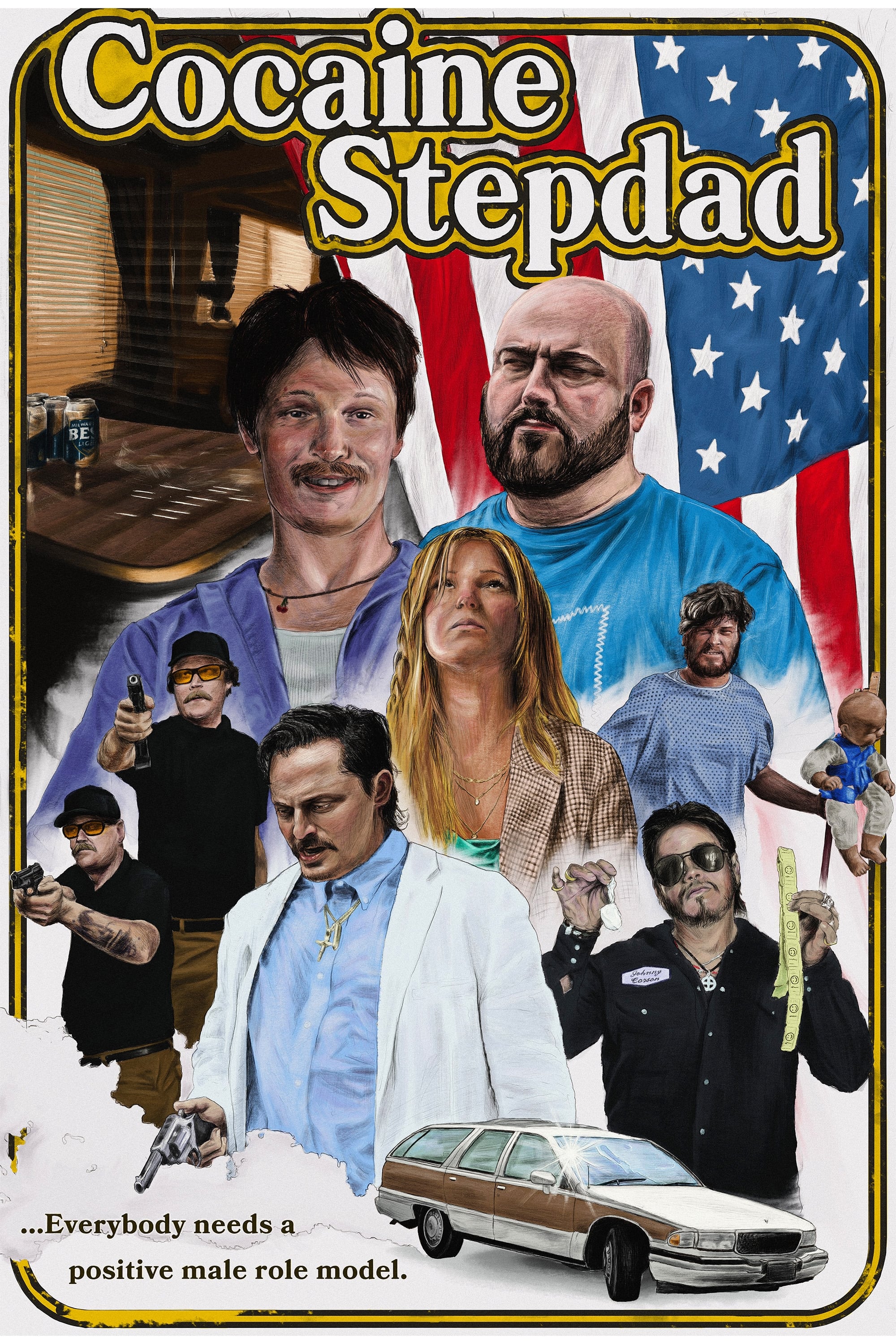Cocaine Stepdad (2024) poster - Allmovieland.com
