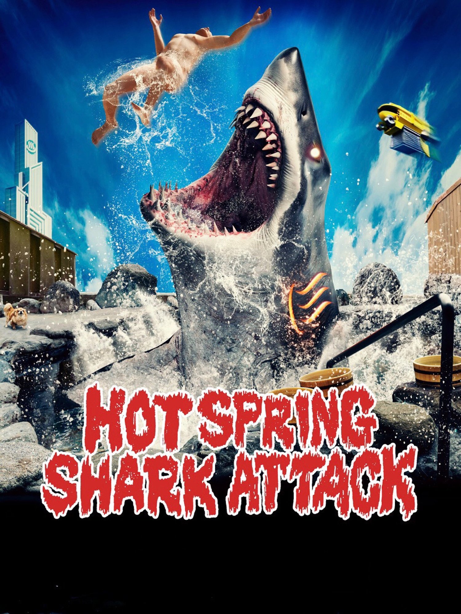 Hot Spring Shark Attack (2024) poster - Allmovieland.com